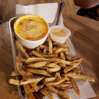 West Oak Coffee Bar - French Fries and Mac and Cheese... delicious - Coffee & Tea Near Me - Denton, Texas