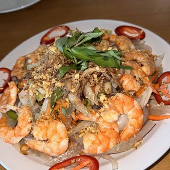 Juicy Claws Restaurant - This shrimp, lotus salad was bomb! - Seafood Near Me - Austin, Texas Juicy Claws Restaurant - This shrimp, lotus salad was bomb! - Seafood Near Me - Austin, Texas