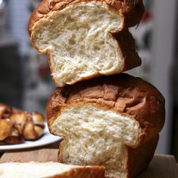 Ypsilanti Farmers Markets - Shokupan ($6.25 for 24 oz loaf) from Gleehead Baking - very soft and fluffy. Just slightly dry.