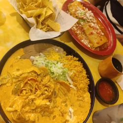 Vaqueros - Expresso Burrito and Pollo a La Crema, Horchata