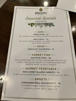 Menu photo 6 Great Maple Anaheim, CA Menu photo 6 Great Maple Anaheim, CA