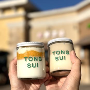 Tong Sui - T14 Mango Mochi Coconut Pudding and T29 Earl Grey Coconut Pudding - Bubble Tea Near Me - Palo Alto, California Tong Sui - T14 Mango Mochi Coconut Pudding and T29 Earl Grey Coconut Pudding - Bubble Tea Near Me - Palo Alto, California