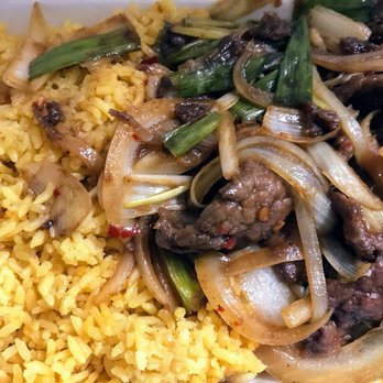 China Moon - Mongolian Beef and fried rice - Chinese Near Me - Birmingham, Alabama