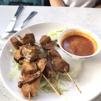 Zen Garden - "Chicken" satay - Vegetarian Near Me - Great Neck, New York Zen Garden - "Chicken" satay - Vegetarian Near Me - Great Neck, New York