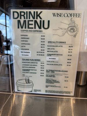 Menu photo 1 Wise Coffee Suwanee, GA Menu photo 1 Wise Coffee Suwanee, GA