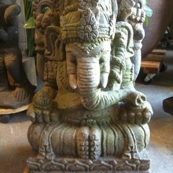 Gardensia Archipelago Designs - Ganesha in stone with moss. - Home Decor Near Me - Berkeley, California Gardensia Archipelago Designs - Ganesha in stone with moss. - Home Decor Near Me - Berkeley, California