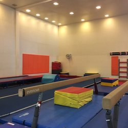 Andy Valley School of Gymnastics - One section of the gymnastic room
