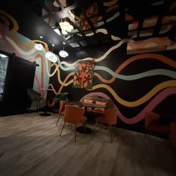 A look at the main lobby, towards back