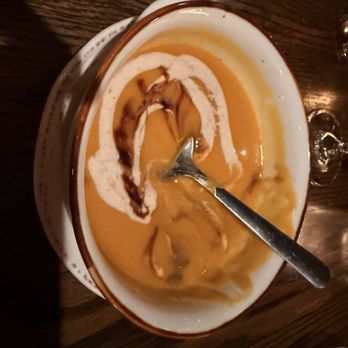 Dancing Bear Appalachian Bistro - Butternut Squash and Pumpkin soup. - New American Near Me - Townsend, Tennessee