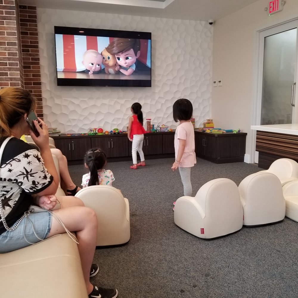 Half of the waiting area Half of the waiting area