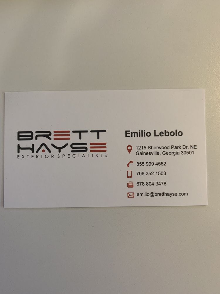 Slide of Brett Hayse Exterior Specialists