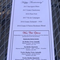 So sweet!! Happy Anniversary on the menu!