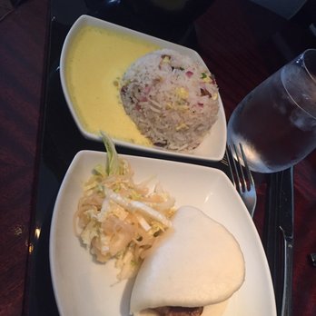 Buddakan - Restaurant week - fried rice w curry foam, pork bun, and tuna - Asian Fusion Near Me - Philadelphia, Pennsylvania Buddakan - Restaurant week - fried rice w curry foam, pork bun, and tuna - Asian Fusion Near Me - Philadelphia, Pennsylvania