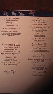 Menu photo 8 JC's Bar and Grill Morrisdale, PA Menu photo 8 JC's Bar and Grill Morrisdale, PA