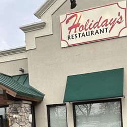 Holiday's Restaurant - Signage