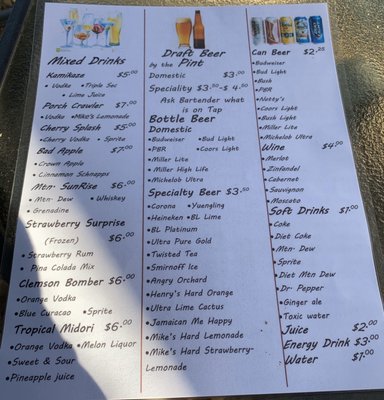 Menu photo 3 Last Chance of Walhalla Walhalla, SC Menu photo 3 Last Chance of Walhalla Walhalla, SC
