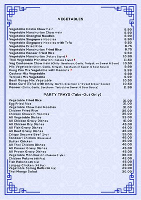 Menu photo 6 Blue Chopstix Guelph, ON