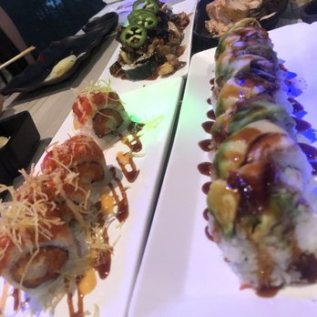Heemo Sushi - Heemo Roll Caterpillar Roll Dark Angel Roll - Sushi Bars Near Me - Orange, California Heemo Sushi - Heemo Roll Caterpillar Roll Dark Angel Roll - Sushi Bars Near Me - Orange, California