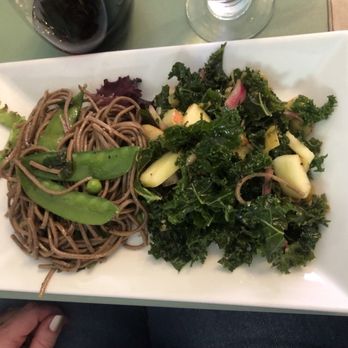 Connections Cafe - Soba noodle salad and kale apple salad - Cafes Near Me - Ligonier, Pennsylvania