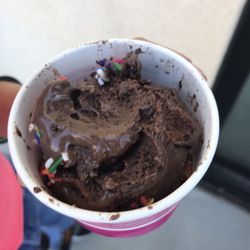 Vegan (soy) Chocolate Brownie (size small w/ sprinkles)