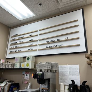 Bakery Gateau - a menu on a wall - Bakeries Near Me - North York, Ontario Bakery Gateau - a menu on a wall - Bakeries Near Me - North York, Ontario