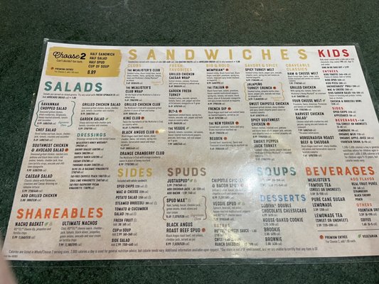 Menu photo 2 McAlister's Deli Myrtle Beach, SC Menu photo 2 McAlister's Deli Myrtle Beach, SC