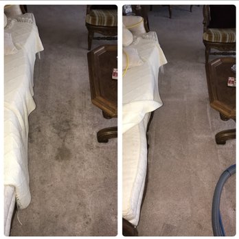 Lj's Pro Cleaning Services - Before and after of a stain in carpet - Office Cleaning Near Me - Little Rock, Arkansas Lj's Pro Cleaning Services - Before and after of a stain in carpet - Office Cleaning Near Me - Little Rock, Arkansas