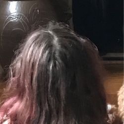 The Hair and Face Lounge - Uneven koolaid pink