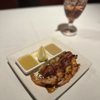 Shadowbrook - Bacon-Wrapped Prawns - American Near Me - Capitola, California Shadowbrook - Bacon-Wrapped Prawns - American Near Me - Capitola, California