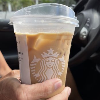 Starbucks - Iced blonde vanilla latte, not full - Coffee & Tea Near Me - Honolulu, Hawaii