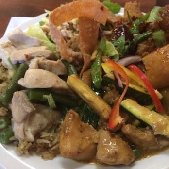 Thai Pepper - Peanut chicken and chicken green curry - Thai Near Me - Baton Rouge, Louisiana Thai Pepper - Peanut chicken and chicken green curry - Thai Near Me - Baton Rouge, Louisiana