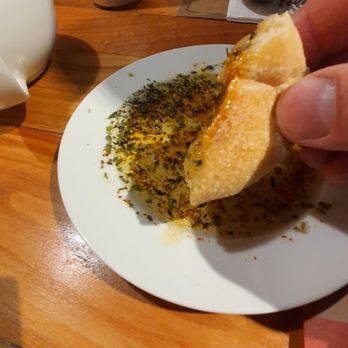Trattoria Rita - Aceite con orégano y merkén para untar con pan - Italian Near Me - Santiago, RM Trattoria Rita - Aceite con orégano y merkén para untar con pan - Italian Near Me - Santiago, RM