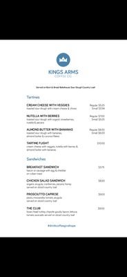 Menu photo 1 Kings Arms Coffee Tampa, FL