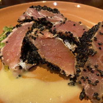 Caupona - Seared tuna. Not a fan of sushi, but this was great. - Seafood Near Me - Pompei, NA
