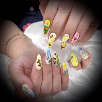 IColor Nail Lounge - Gelx with nail arts done by Annie! - Nail Salons Near Me - Buena Park, California IColor Nail Lounge - Gelx with nail arts done by Annie! - Nail Salons Near Me - Buena Park, California
