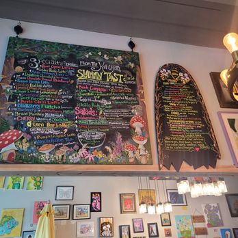 Hani Honey - The menu. There are paper menus for people who can't read the chalkboards. - Cafes Near Me - Stuart, Florida