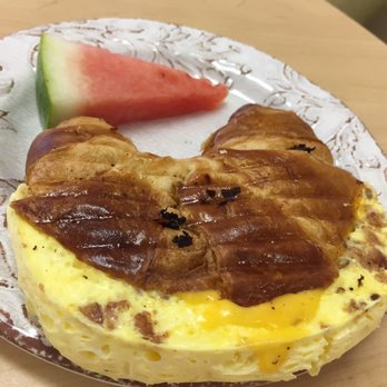 Cafe Soleil - Bacon, egg, and cheese croissant - Bakeries Near Me - St. Pete Beach, Florida