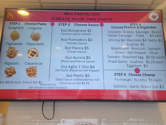 Menu photo 3 Mio Pastalogy Honolulu, HI Menu photo 3 Mio Pastalogy Honolulu, HI