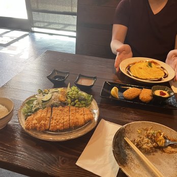 Yoshiya Kitchen - Chicken Katsu Set, Japanese Chashu Omelette Rice with House Special Sauce, Crab Cheese Croquette (2P) - Ramen Near Me - Las Vegas, Nevada Yoshiya Kitchen - Chicken Katsu Set, Japanese Chashu Omelette Rice with House Special Sauce, Crab Cheese Croquette (2P) - Ramen Near Me - Las Vegas, Nevada