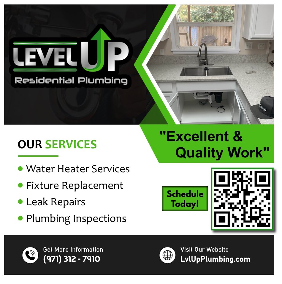 Slide of Level Up Plumbing