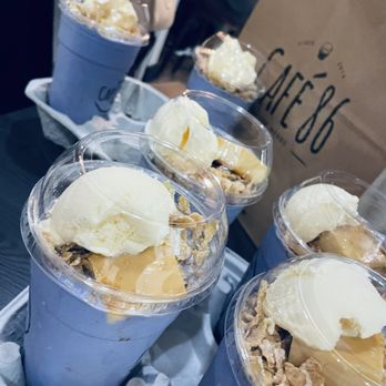 Cafe 86 - Upside down halo halo galore - Desserts Near Me - Glendale, California