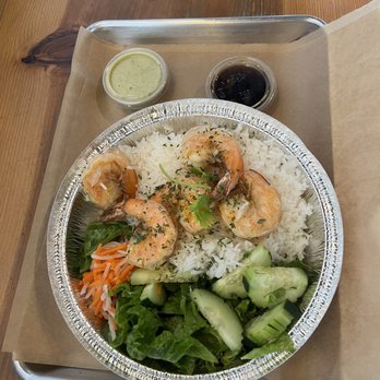 Nguyen's Kitchen - Jumbo Tiger Shrimp Bowl - Vietnamese Near Me - Costa Mesa, California