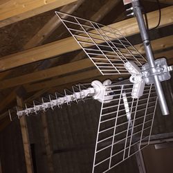 Digital Aerial Services - Loft aerials fitted to supply multi room systems in new build houses.