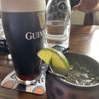 Hoppin' Vines - Guinness and a Moscow mule - Pizza Near Me - Cincinnati, Ohio