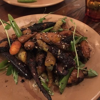 Campfire - Charred carrots, they were decent but I've heard the broccoli is better. - New American Near Me - Carlsbad, California