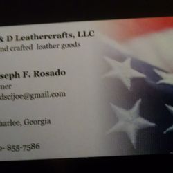 J and D Leathercrafts - Look for this guy!