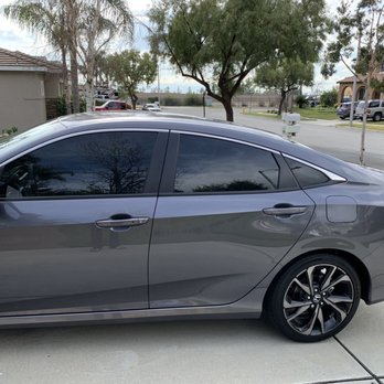 Daylight Window Tint - Left side tint 15% - Car Window Tinting Near Me - Ontario, California
