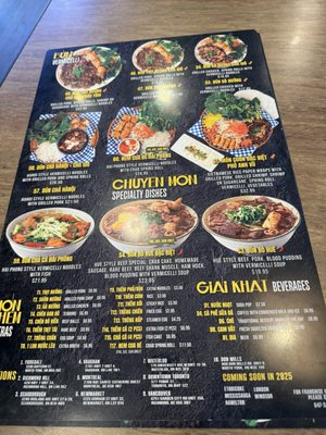 Menu photo 4 Pho Anh Vu Waterloo, ON