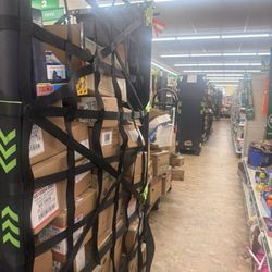 Dollar Tree - These carts everywhere and cant move them.