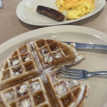 Gus's Subs & Pizza - The Lucy's Family Speical. It is $11 for a huge hearty waffle, two eggs, and your choice of protein. I loved it! - Pizza Near Me - La Mesa, California